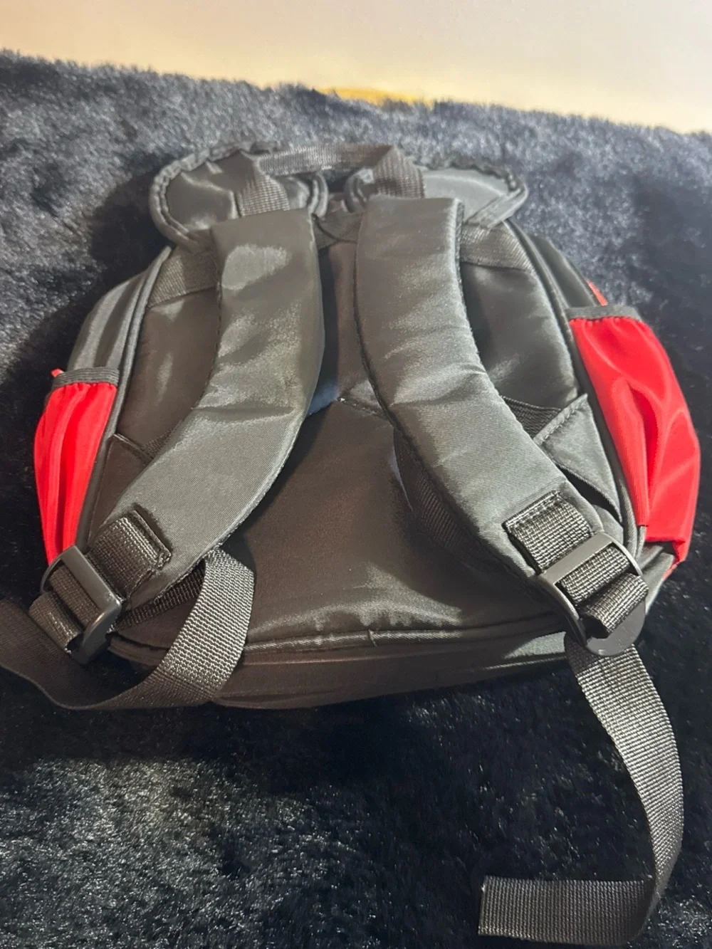 Kids Black and Red Character Ear Backpack